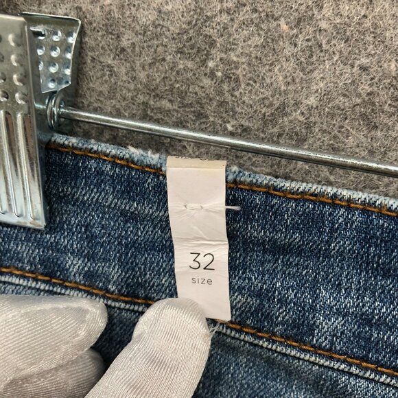STS Blue Alicia High Rise Jeans Womens 32 Blue Exposed Button Fly Ankle - Picture 8 of 9